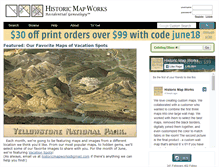 Tablet Screenshot of historicmapworks.com